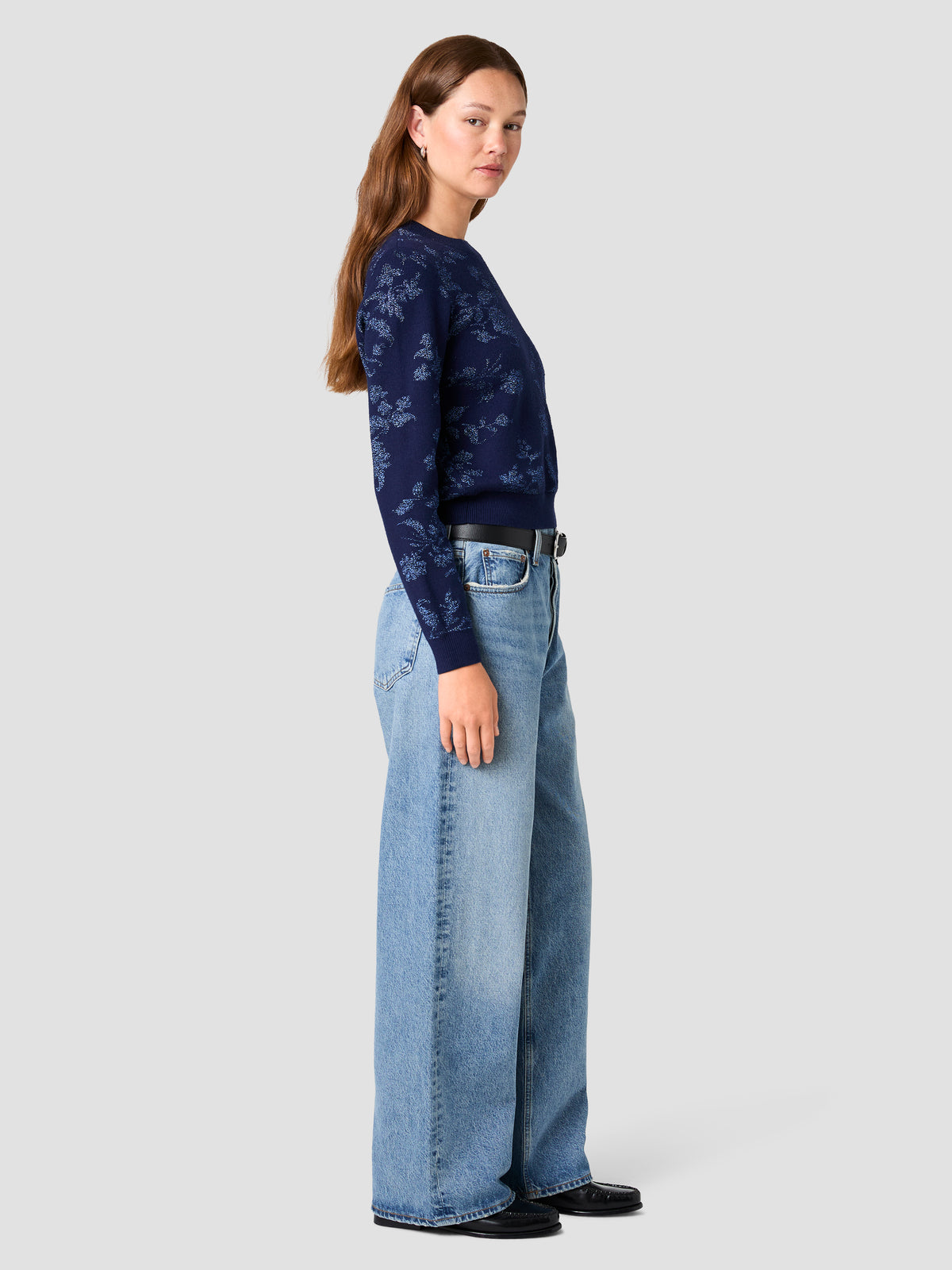 KATJA KNIT COMBO TINSEL PULLOVER SWEATER VIEW 5 KATJA KNIT COMBO TINSEL PULLOVER SWEATER VIEW 5