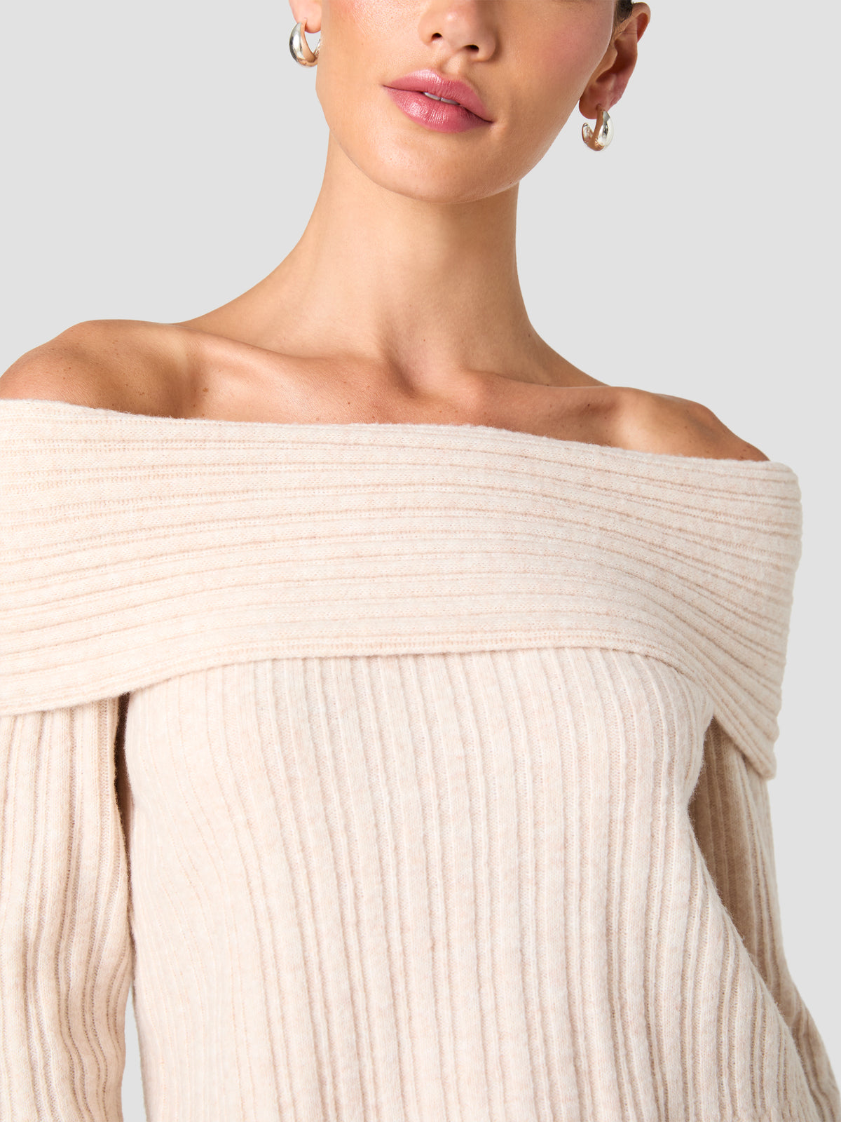 LUCIEN KNIT OFF SHOULDER PULLOVER SWEATER VIEW 3 | Women's LUCIEN KNIT OFF SHOULDER PULLOVER SWEATER VIEW 3 | Women's
