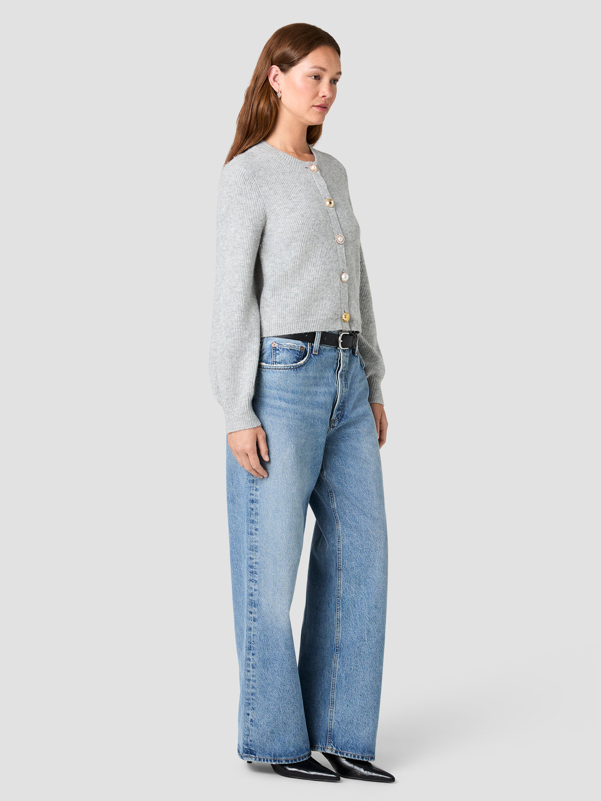 KODA KNIT MULTI BUTTON CREW NECK CARDIGAN VIEW 5 | The Layering Shop KODA KNIT MULTI BUTTON CREW NECK CARDIGAN VIEW 5 | The Layering Shop