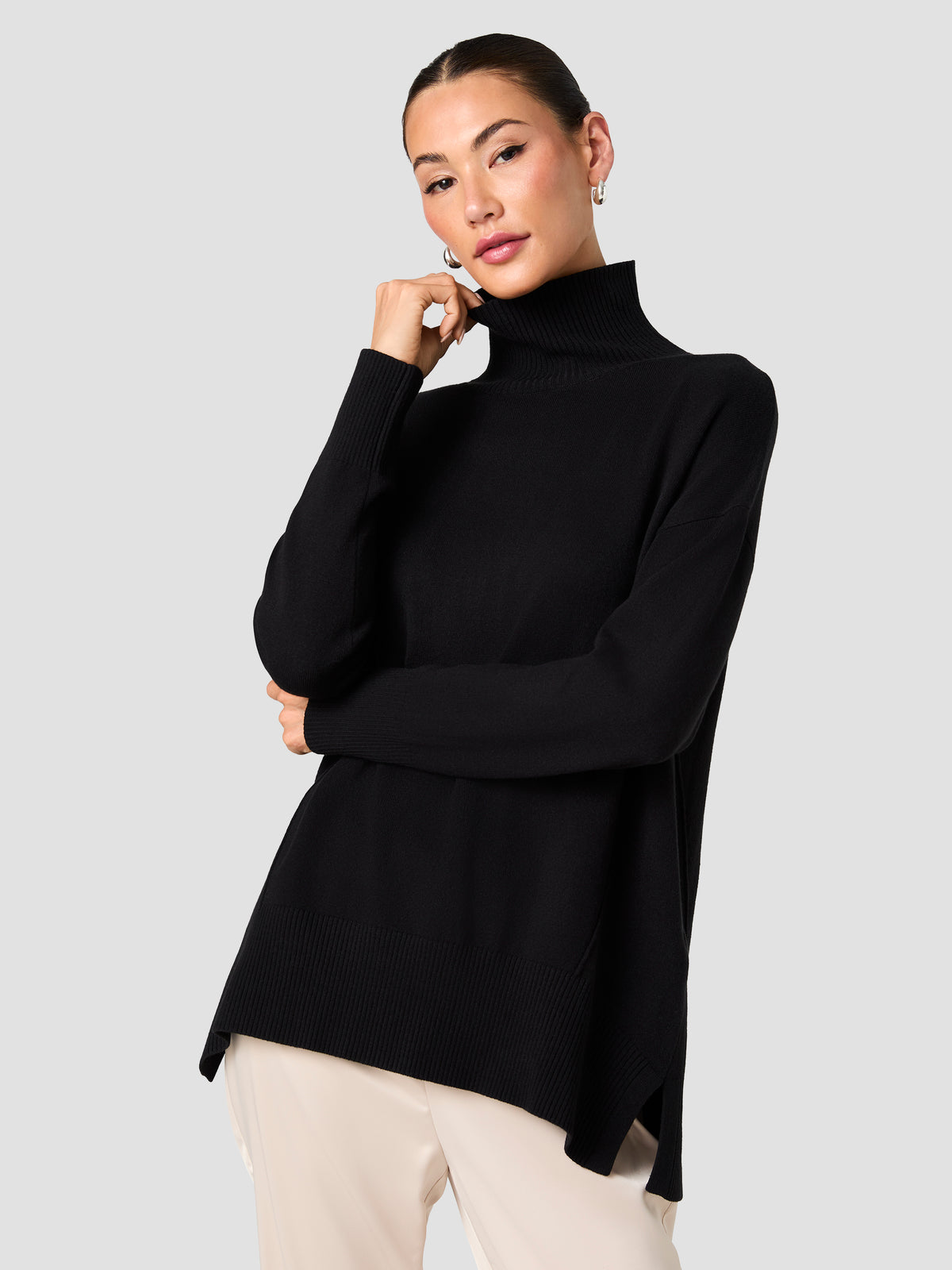 BABYSOFT HIGH NECK SWEATER View 2 | Women's BABYSOFT HIGH NECK SWEATER View 2 | Women's