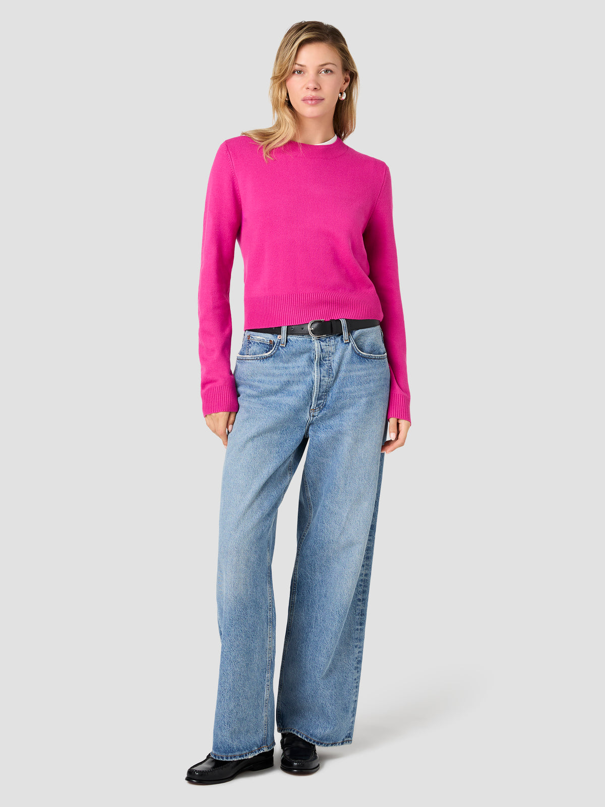 BABYSOFT CREW NECK LONG SLEEVE SWEATER VIEW 6 BABYSOFT CREW NECK LONG SLEEVE SWEATER VIEW 6