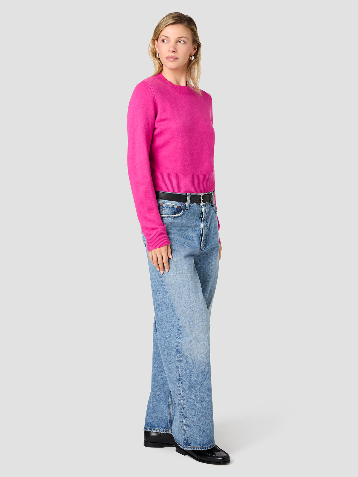 BABYSOFT CREW NECK LONG SLEEVE SWEATER VIEW 5 BABYSOFT CREW NECK LONG SLEEVE SWEATER VIEW 5