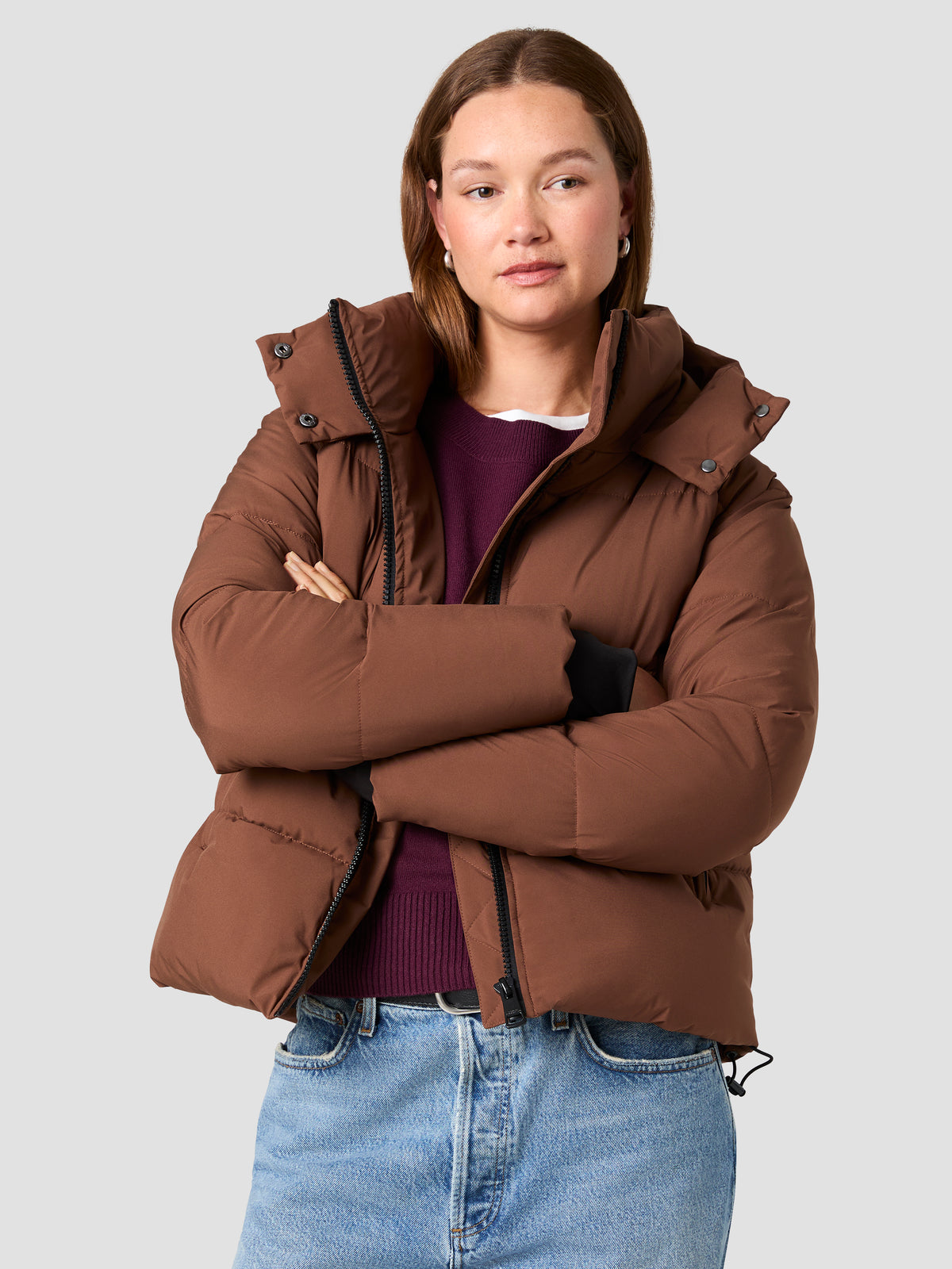 CAMDEN CONTRAST PUFFER JACKET VIEW 2 | Women's Shop All CAMDEN CONTRAST PUFFER JACKET VIEW 2 | Women's Shop All