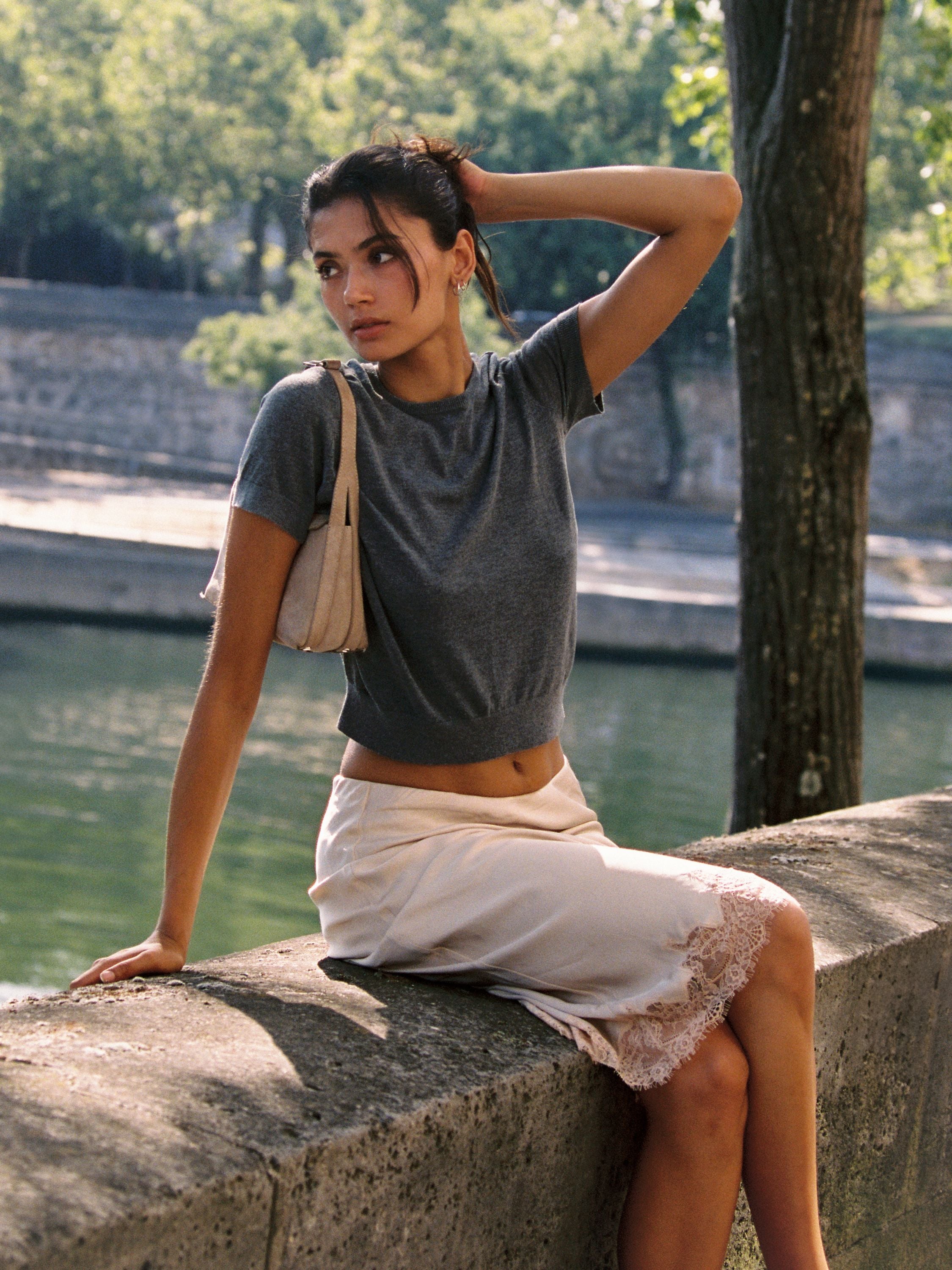NOLA FINE KNIT SHORT SLEEVE SWEATER VIEW 4 | Sweaters & Knits