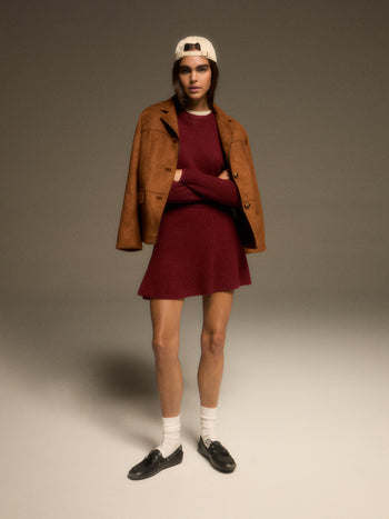 Vhari Knit Mini Skirt