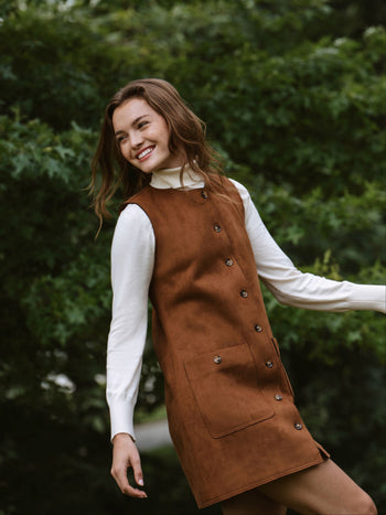 Lany Suedette Dress