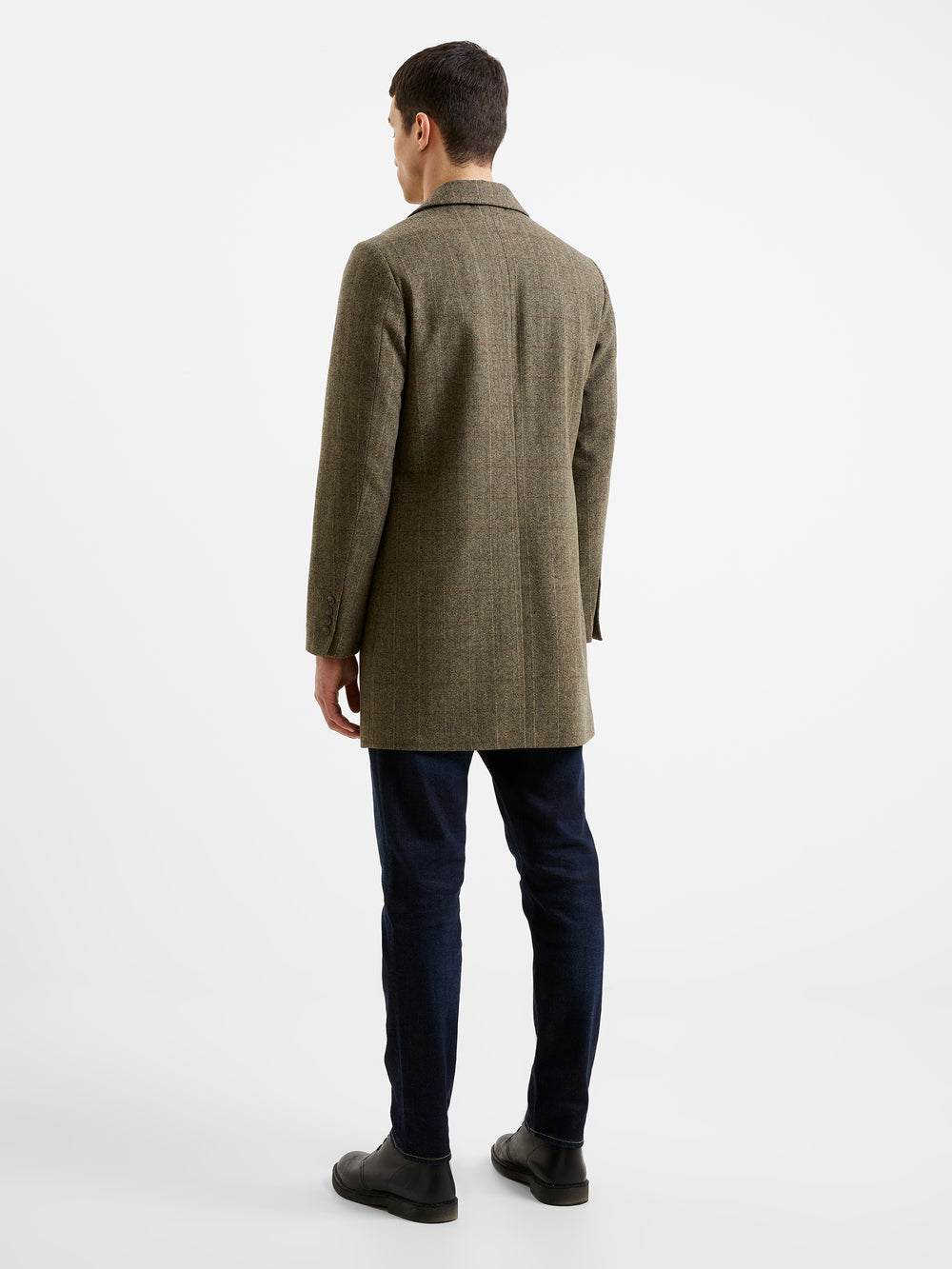 Herringbone Overcoat Oatmeal | French Connection US