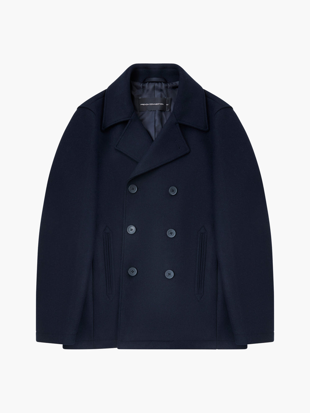 French connection top navy coat