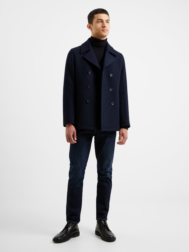 Double Breasted Peacoat Navy | French Connection US