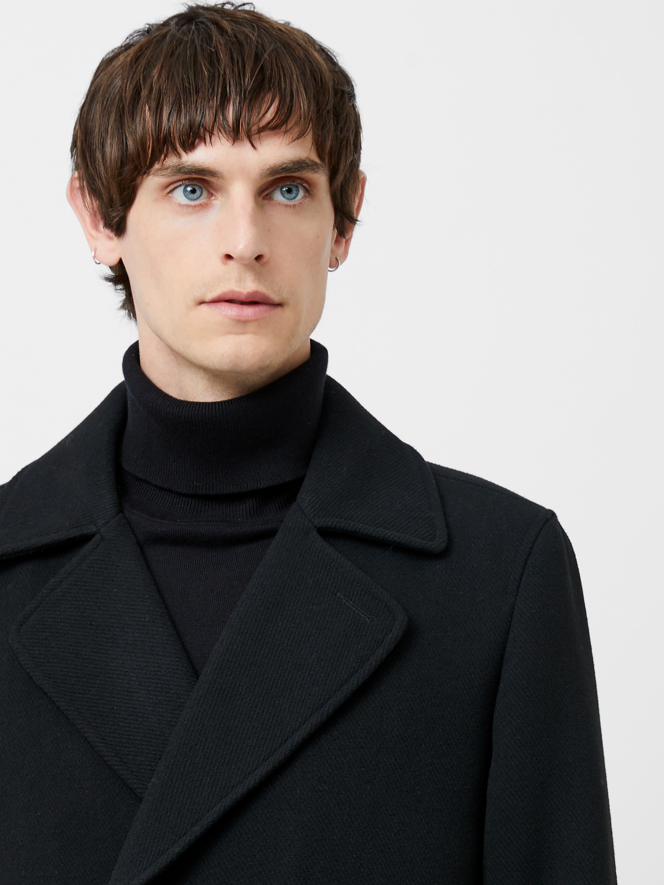 ジャケット・アウター T/SEHNE double layered pea coat black Pea Coat Black | French Connection US