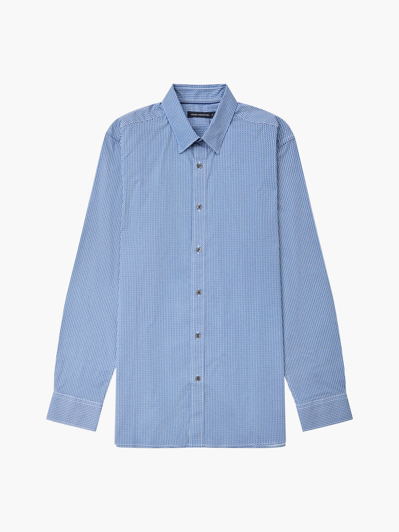Premium Floral Button Down Shirt Blue French Connection US