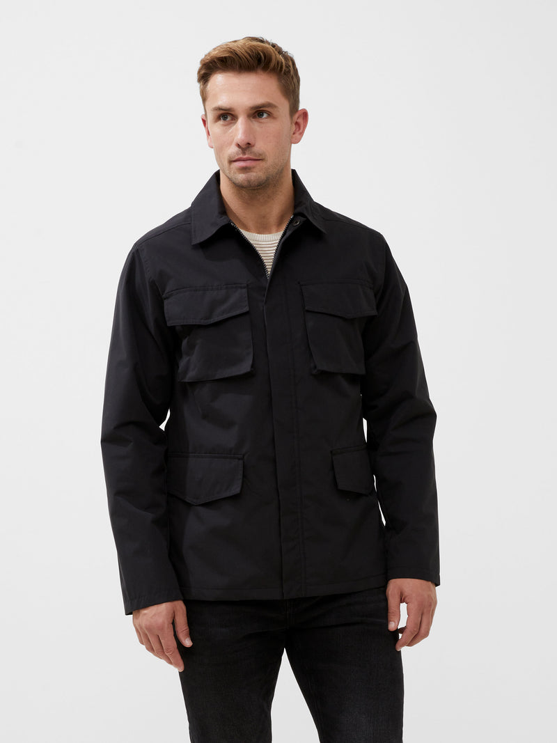 【INCHANT ME】[unisex] Tail two-way overfit field jacket Field Jacket Black | French Connection US