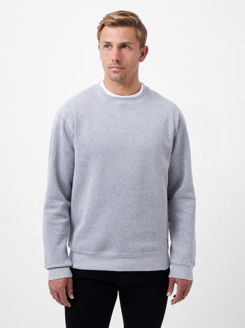 Textured Crew Sweatshirt