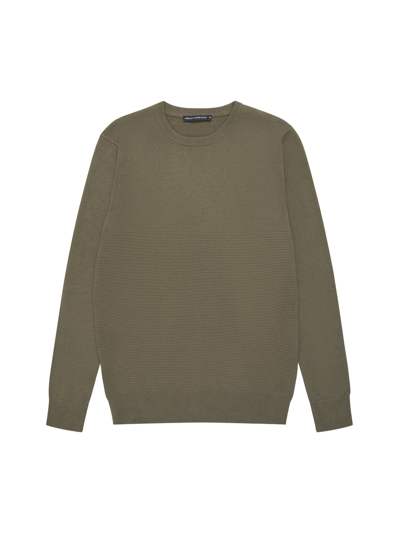 Engineered Ottoman Sweater Ivy Green French Connection US