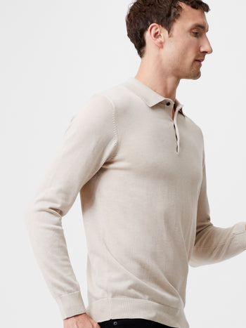 3 Button Knit Polo