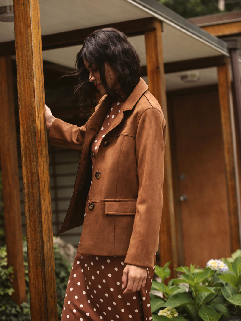 Laney Faux Suede Jacket