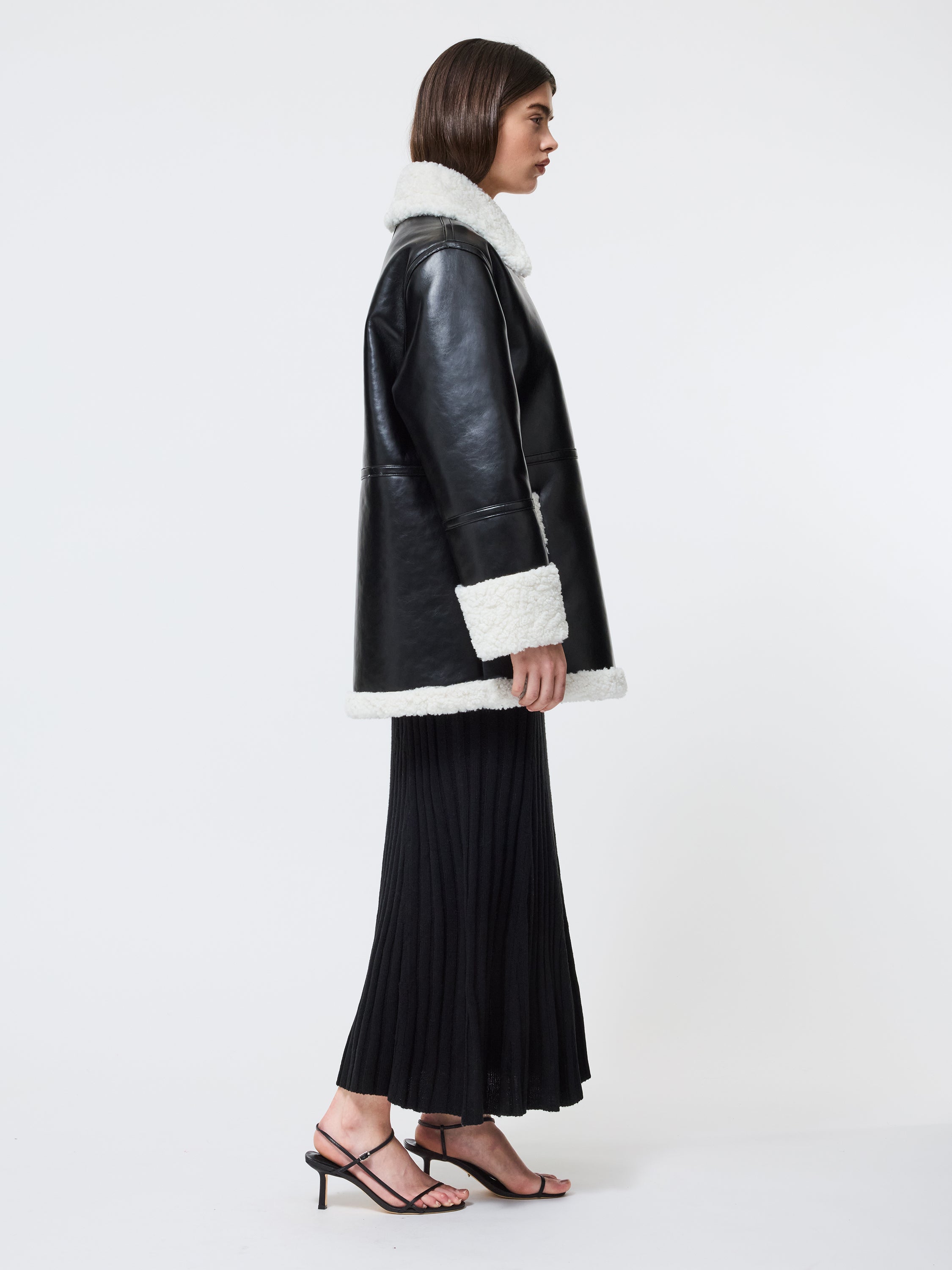 Ajani Vegan Shearling Coat