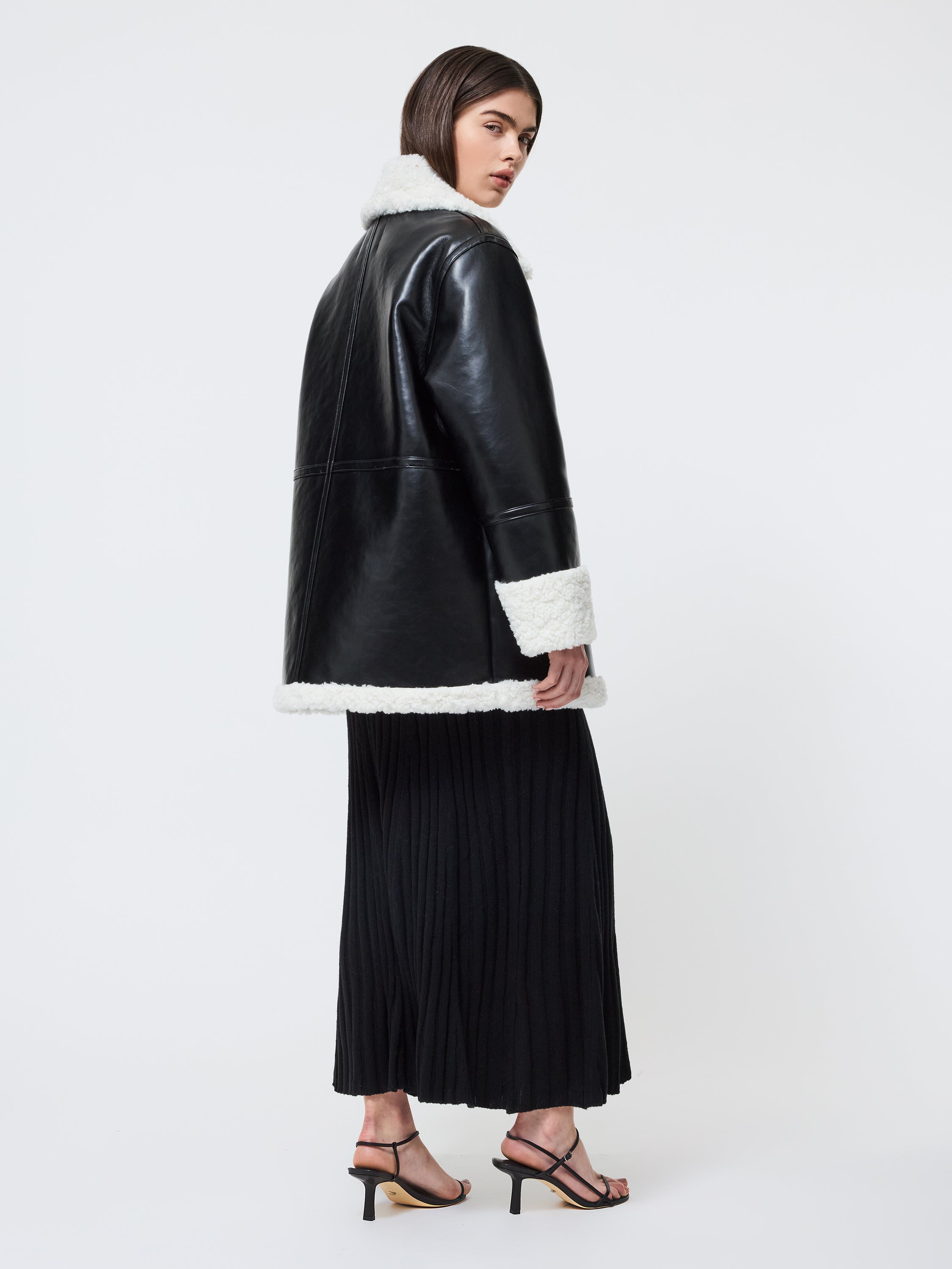 Ajani Vegan Shearling Coat