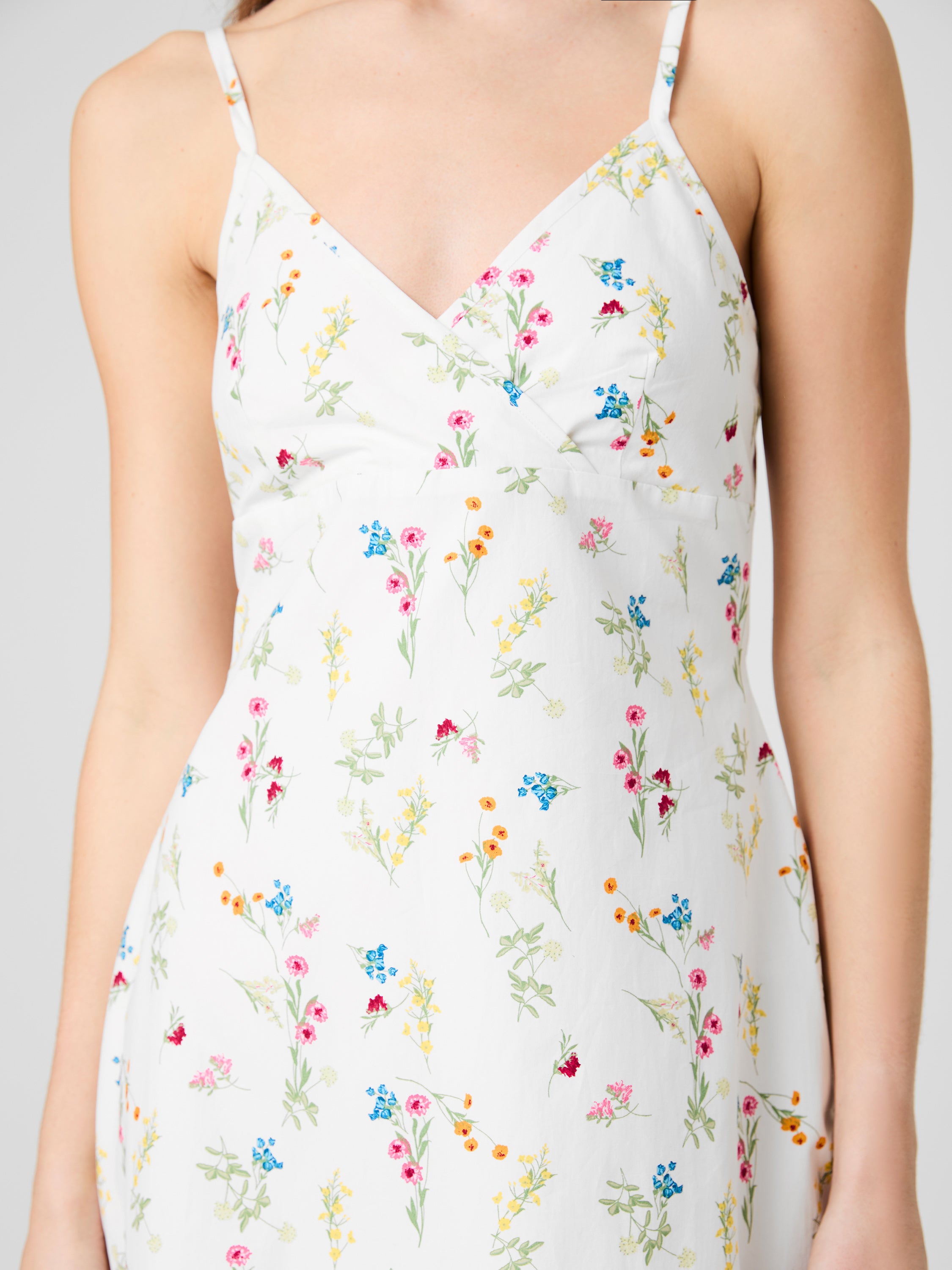 ALISSA CHRISTINE FLEUR MINI DRESS VIEW 3 | White Dresses