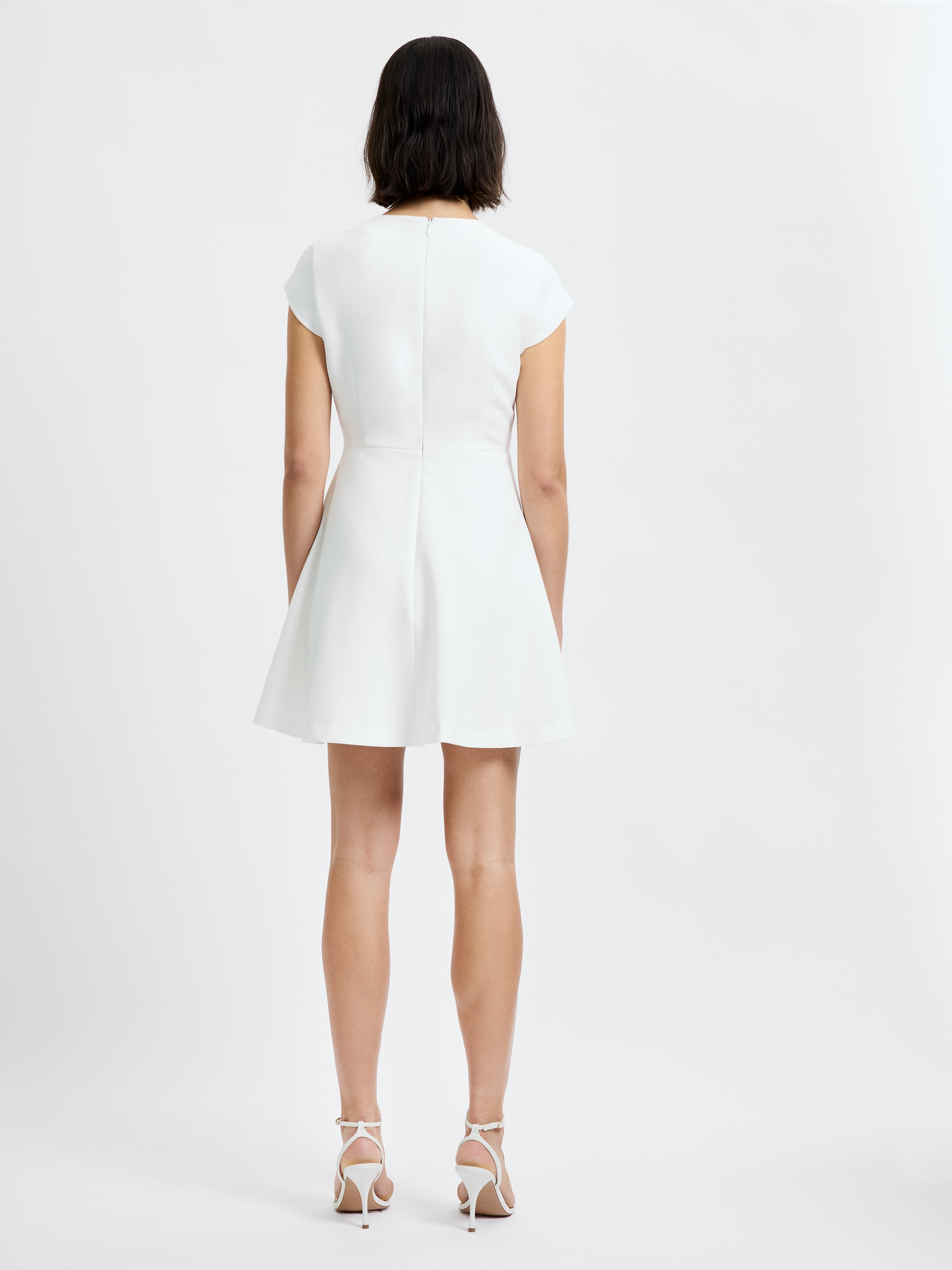 WHISPER CAP SLEEVE MINI DRESS VIEW 4