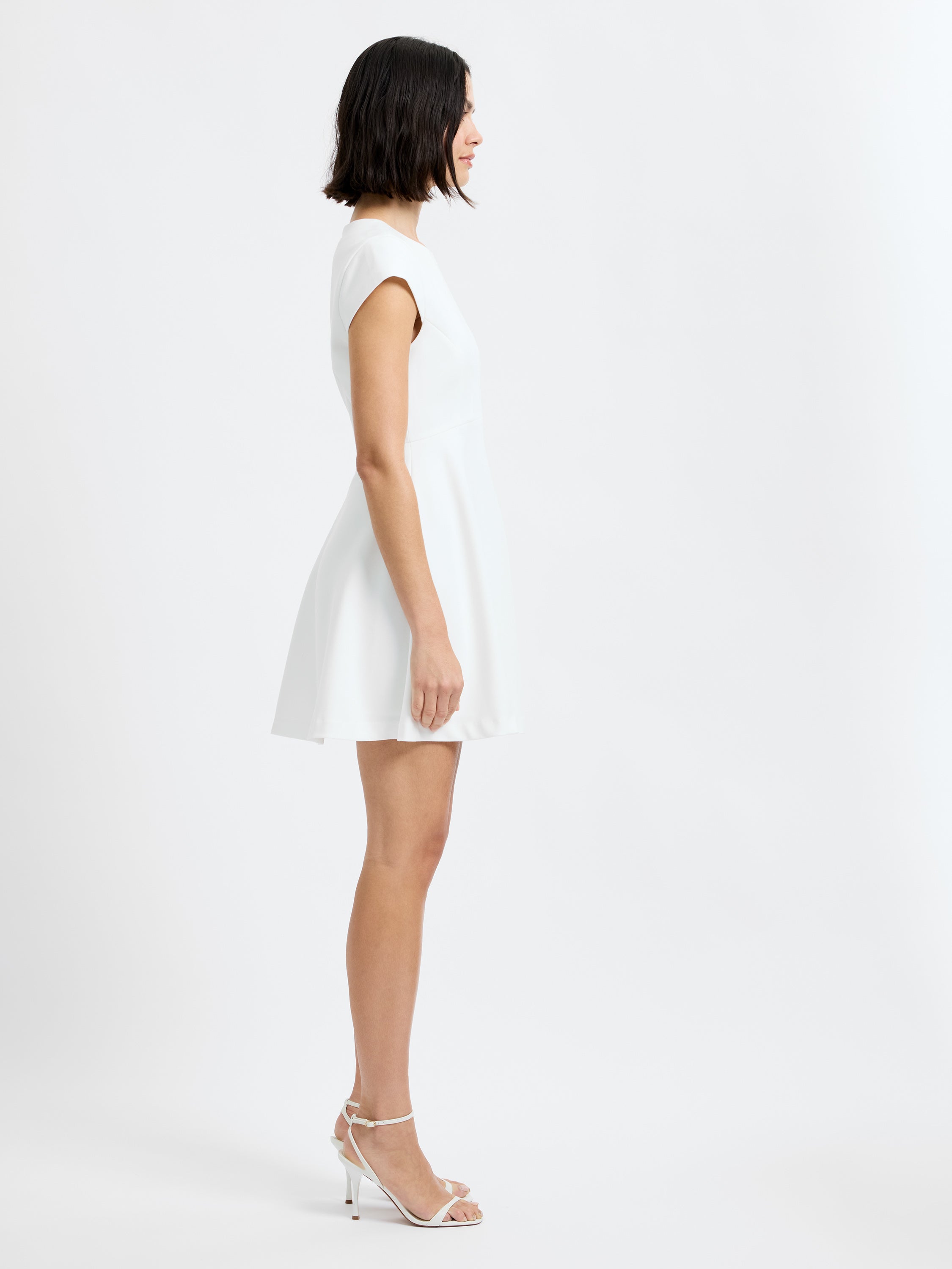 WHISPER CAP SLEEVE MINI DRESS VIEW 6