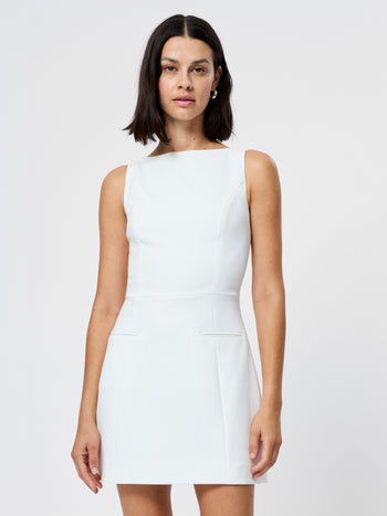 Whisper Boat Neck Dress