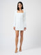 Whisper Square Neck Long Sleeve Mini Dress