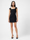 Azra Twill Square Neck Mini Dress