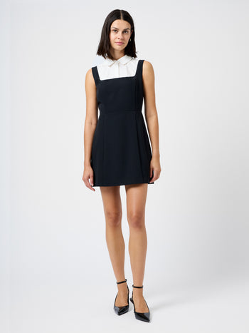 Echo Crepe Sleeveless Mini Dress