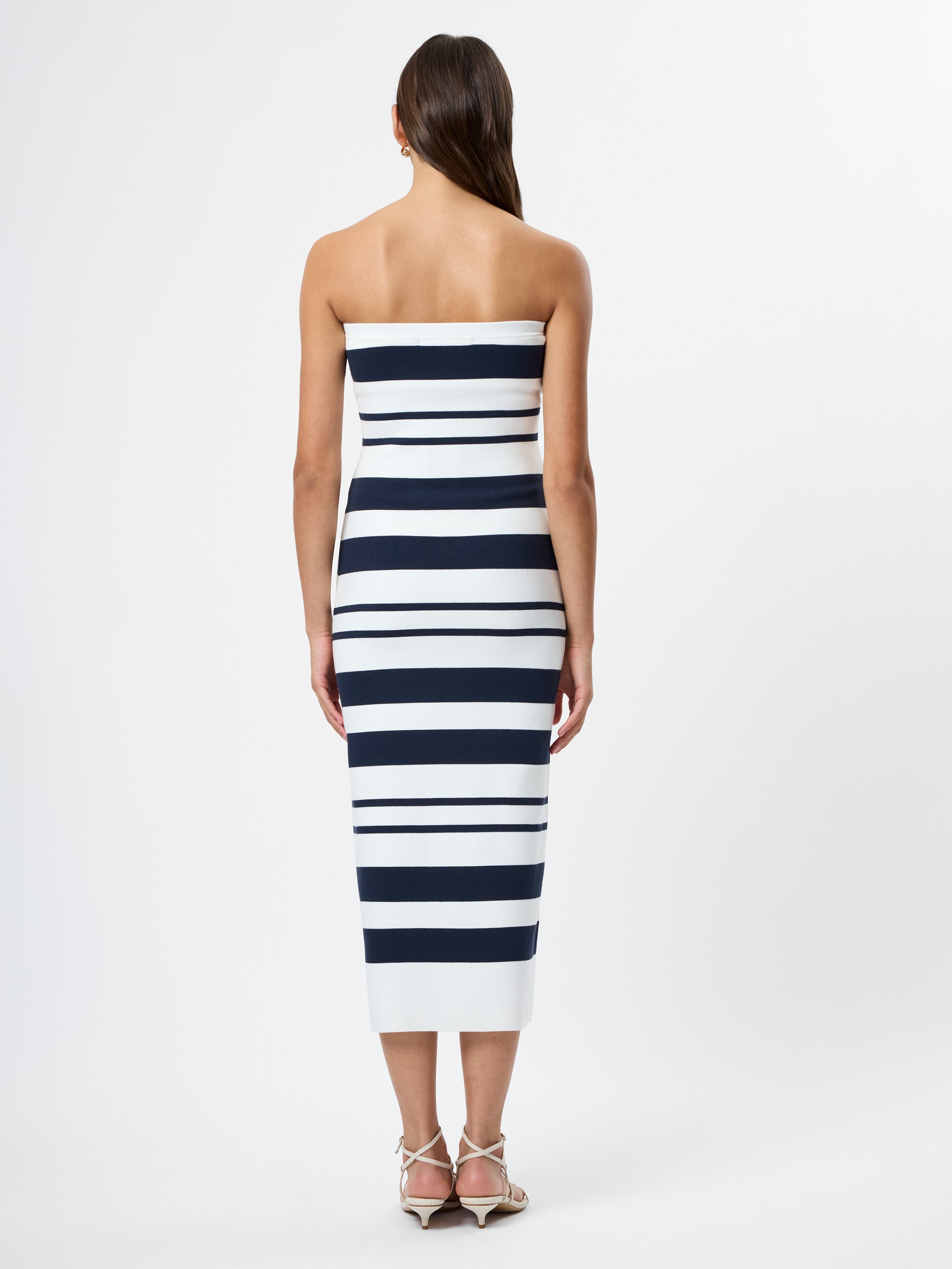 MAXIME KNIT STRAPLESS MIDI DRESS VIEW 4