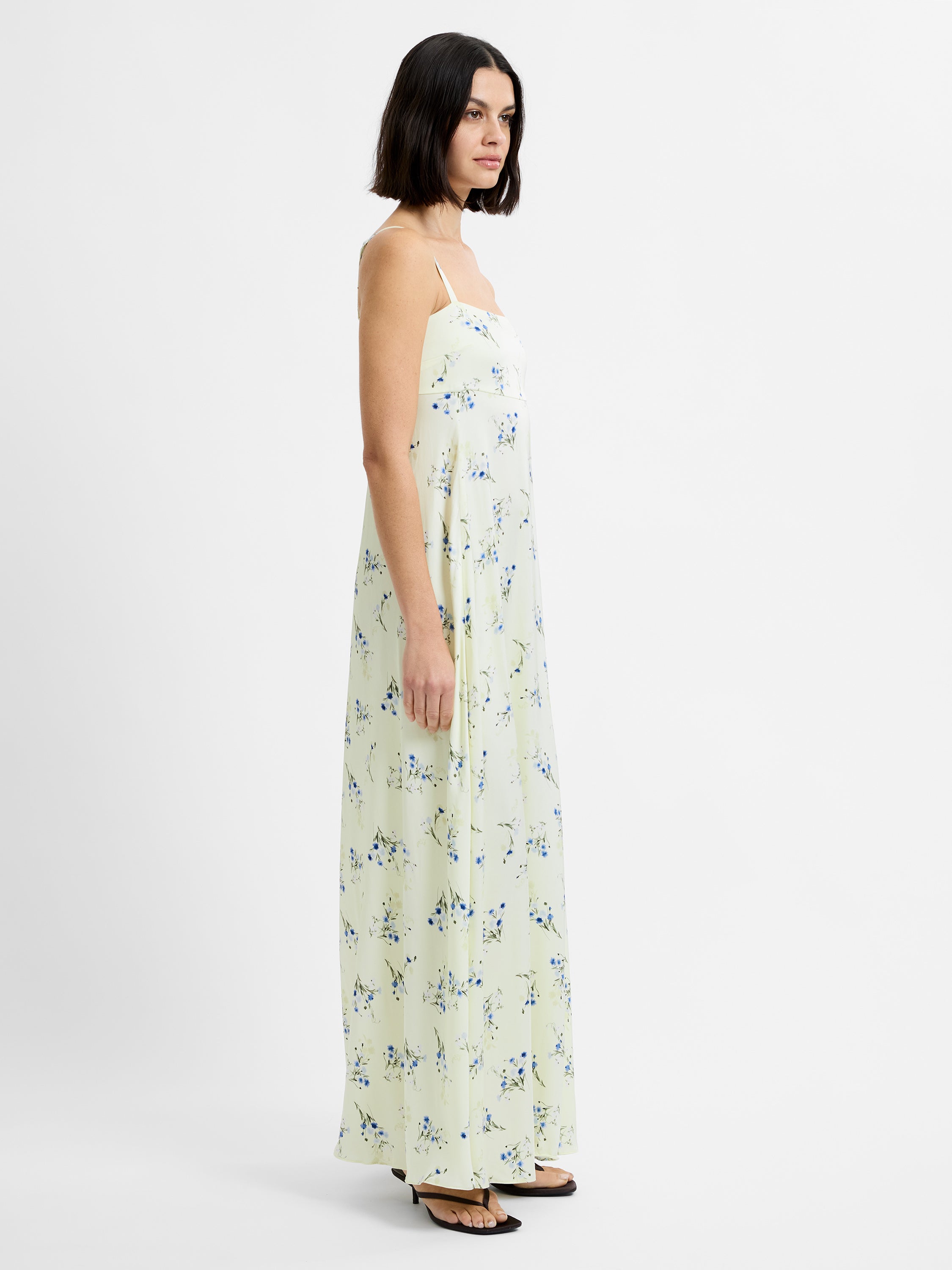 ENNIS SATIN HARPER FLEUR MAXI DRESS VIEW 6 | Sale