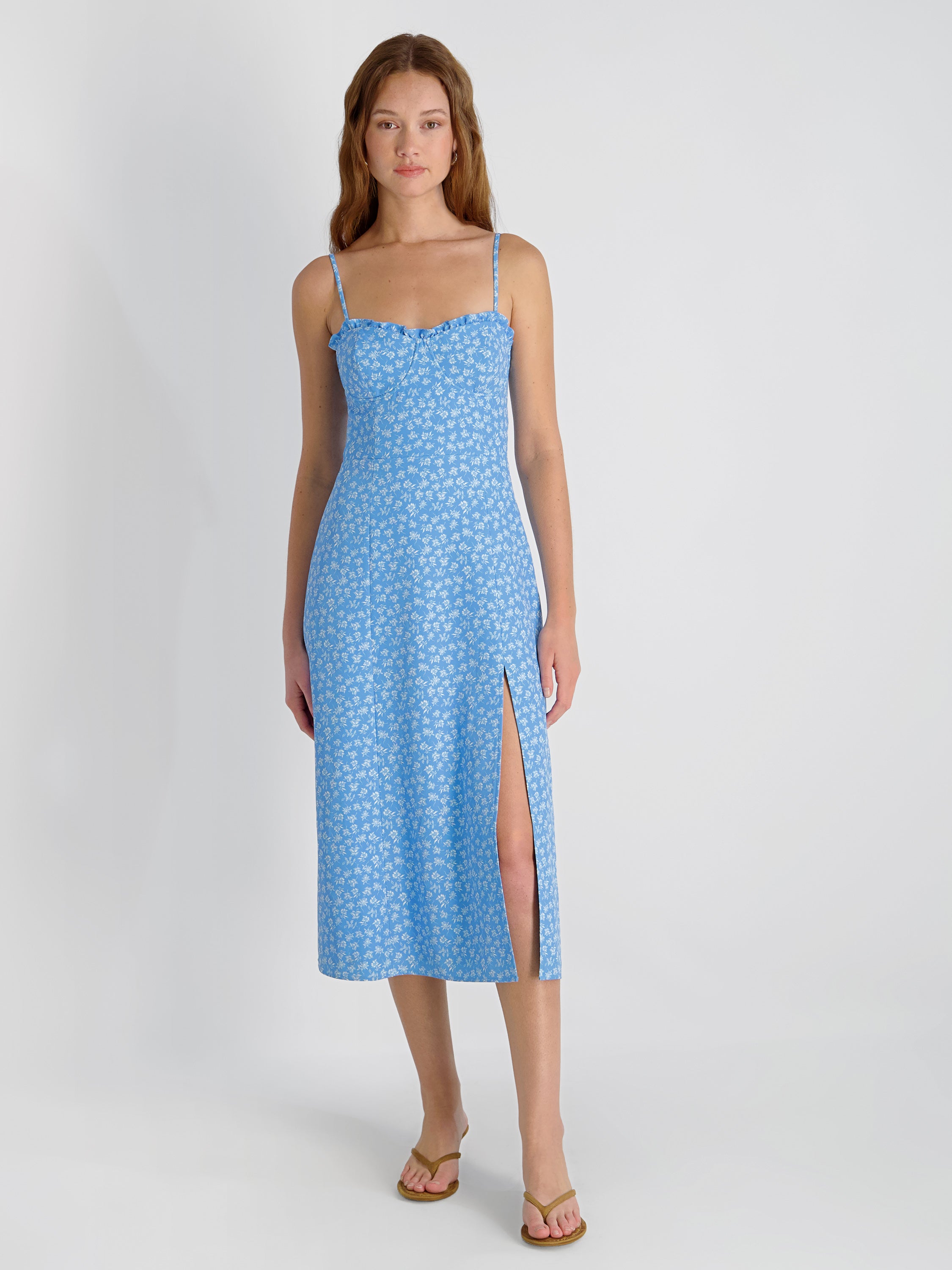 STACEY FLEUR ECHO CREPE STRAPPY DRESS VIEW 5