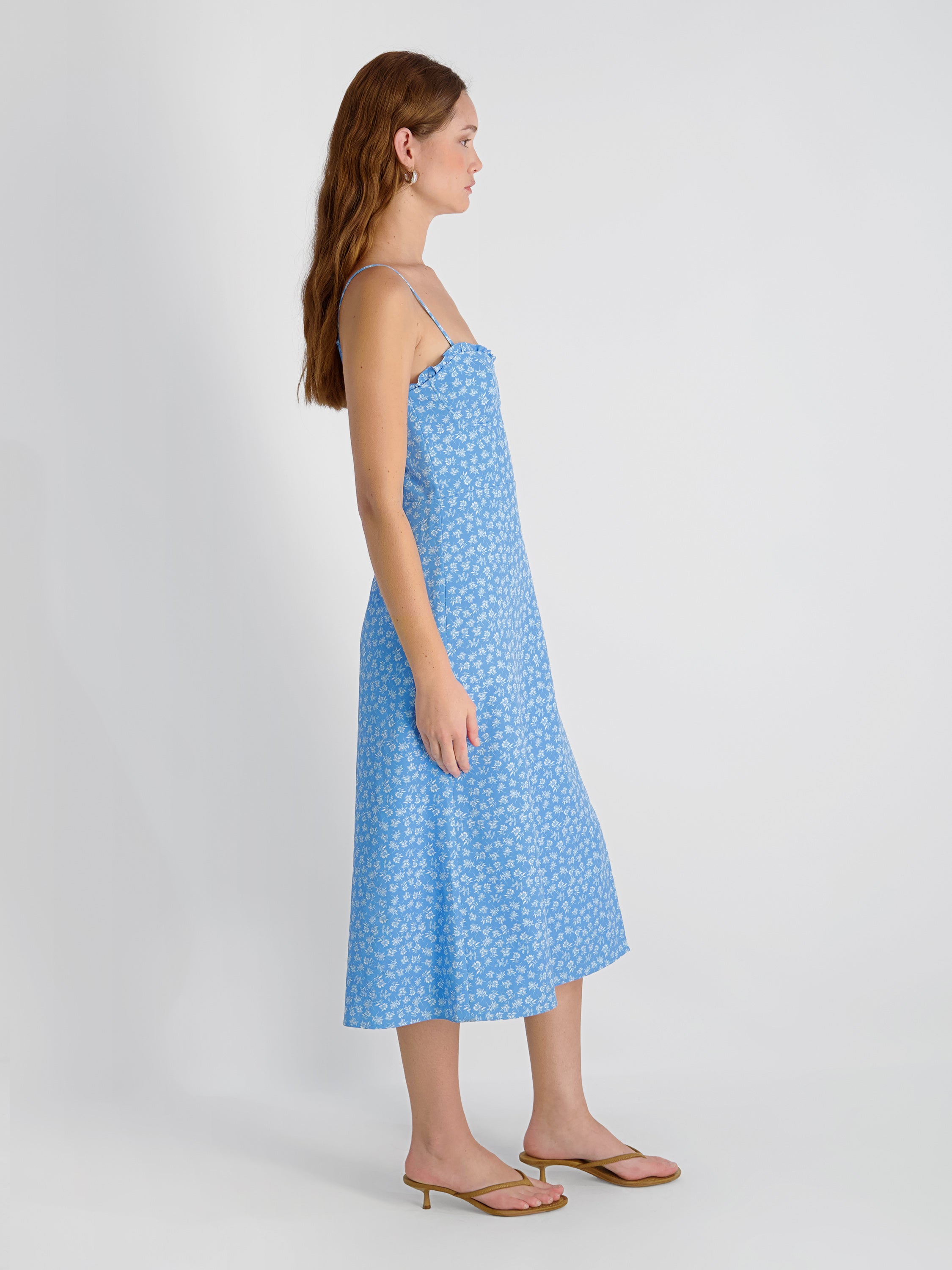 STACEY FLEUR ECHO CREPE STRAPPY DRESS VIEW 4