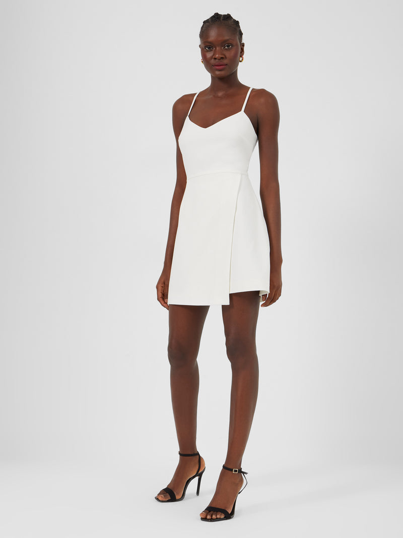 Whisper Envelope Skirt Dress Summer White | French Connection US
