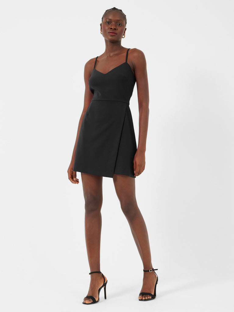 Whisper Envelope Skirt Dress Black | French Connection US