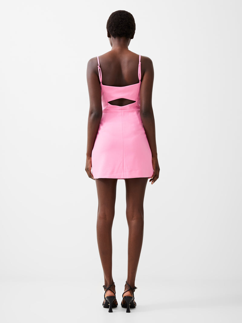 Whisper Straight Neck Strappy Dress