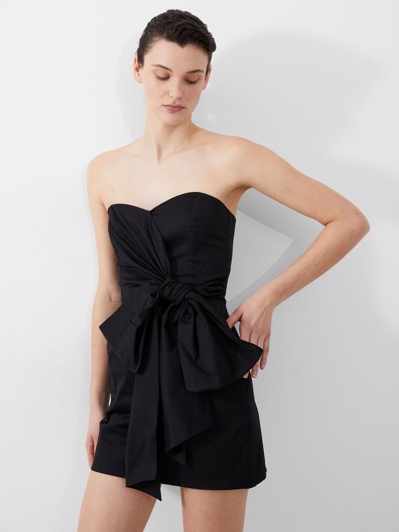 Black strapless summer dress online