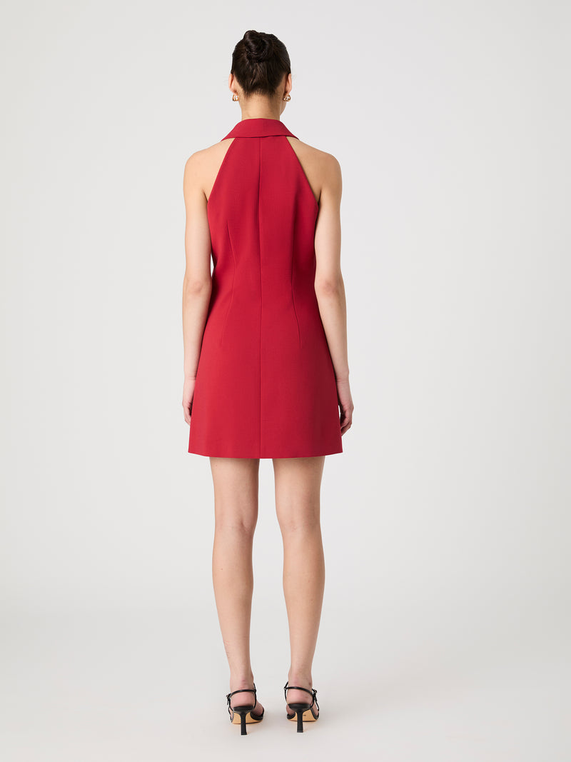 Whisper Halter Blazer Dress