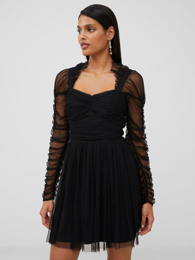 Edrea Tulle Dress Blackout | French Connection US