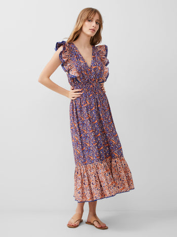 Anathia Blaire Frill Midi Dress