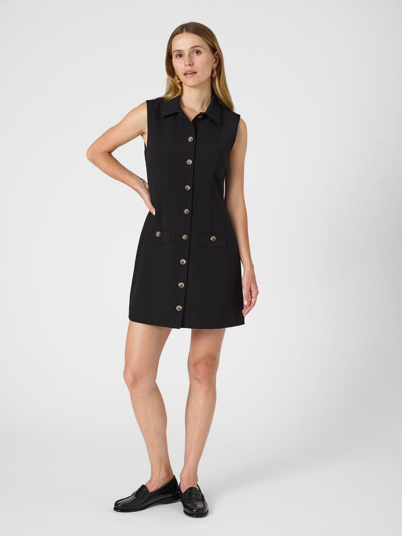 Black Button Down Dress Black Button Down Dress