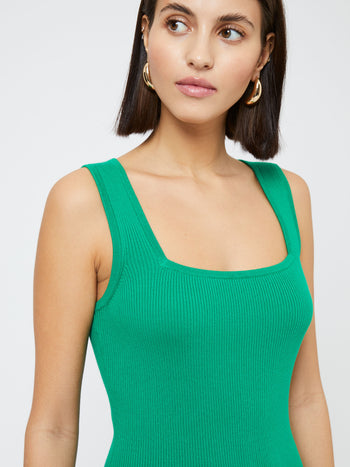 Mozza Square Neck Sleeveless Dress