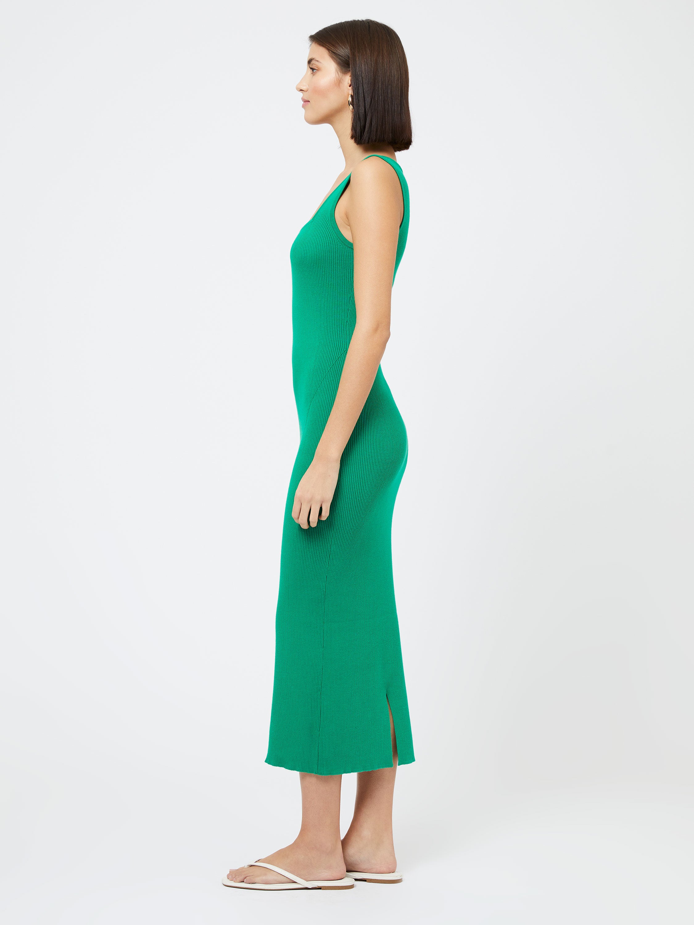 Mozza Square Neck Sleeveless Dress