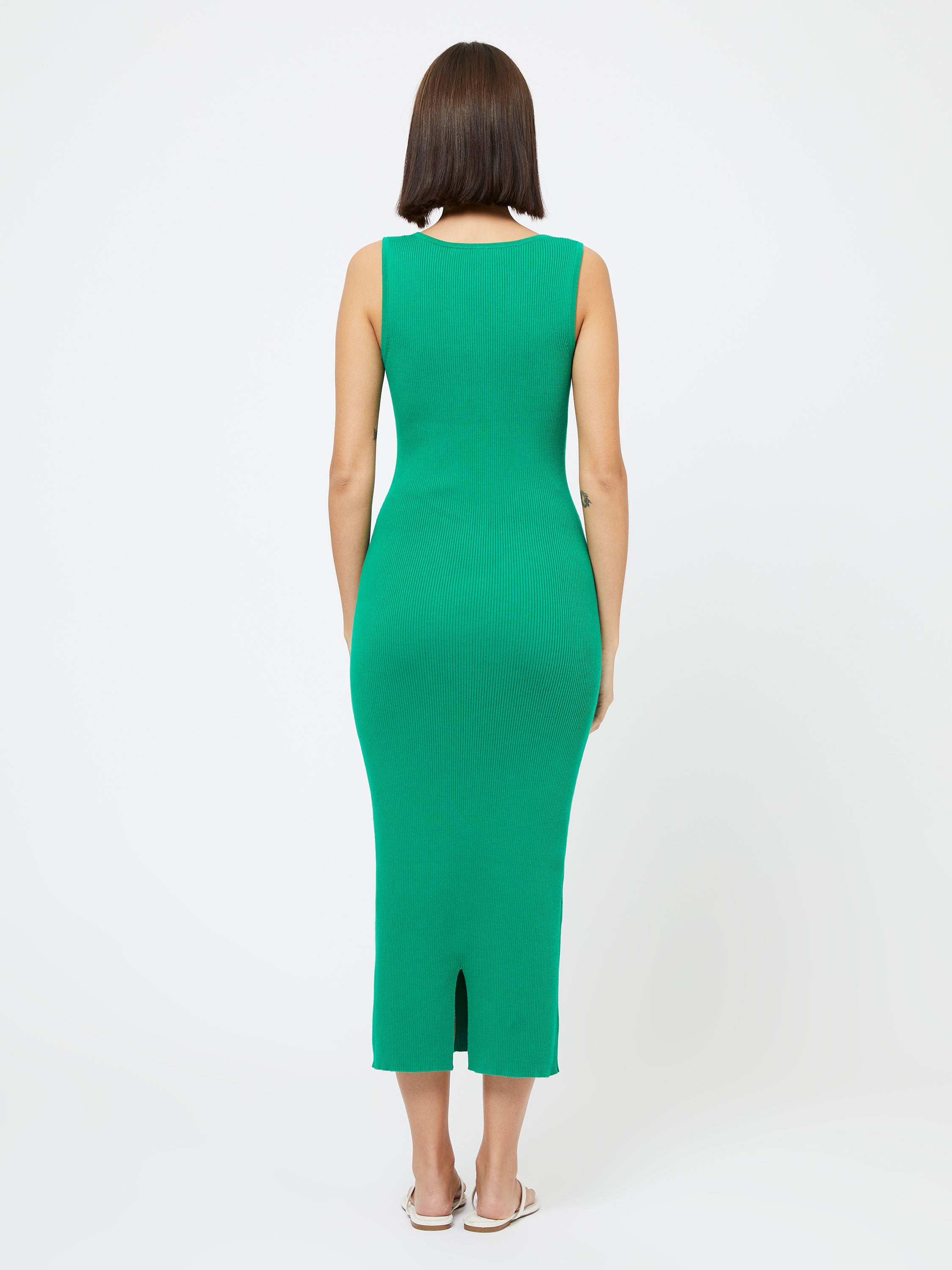 Mozza Square Neck Sleeveless Dress