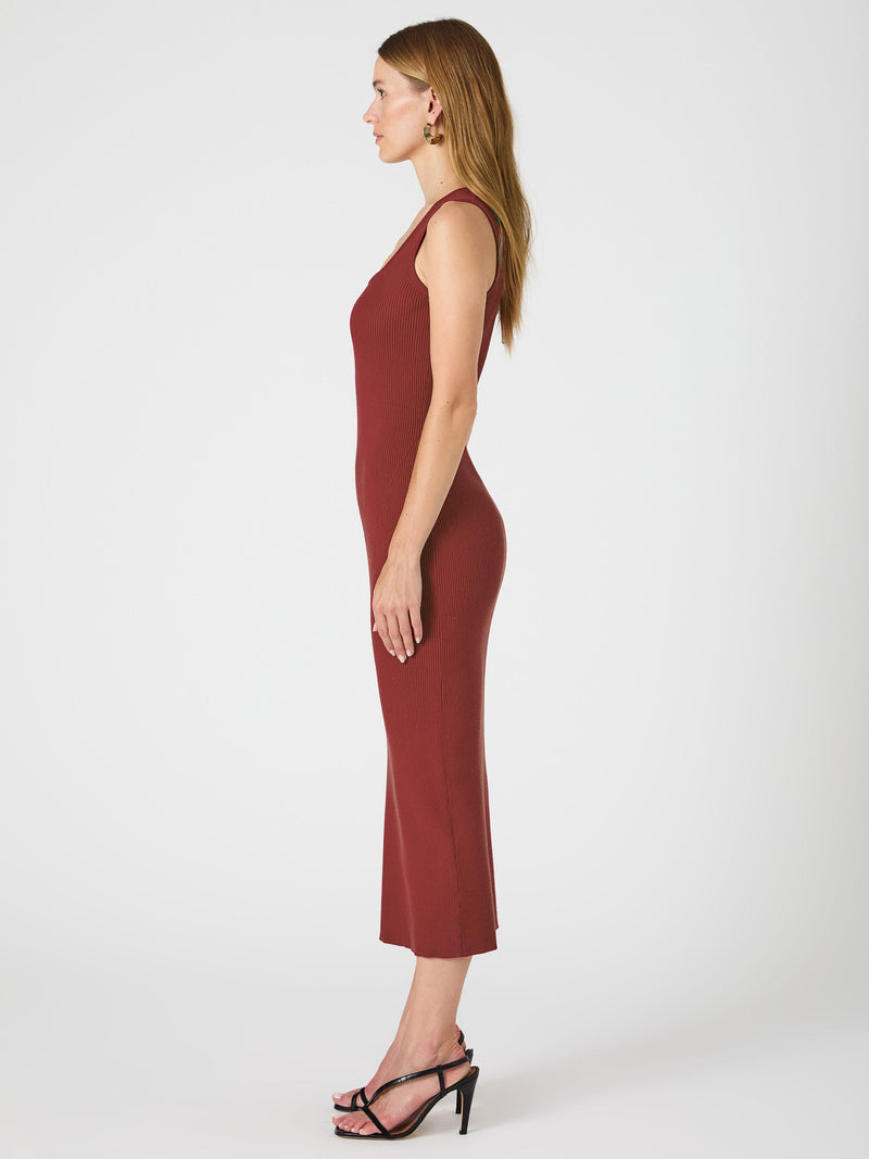 Mozza Square Neck Sleeveless Dress