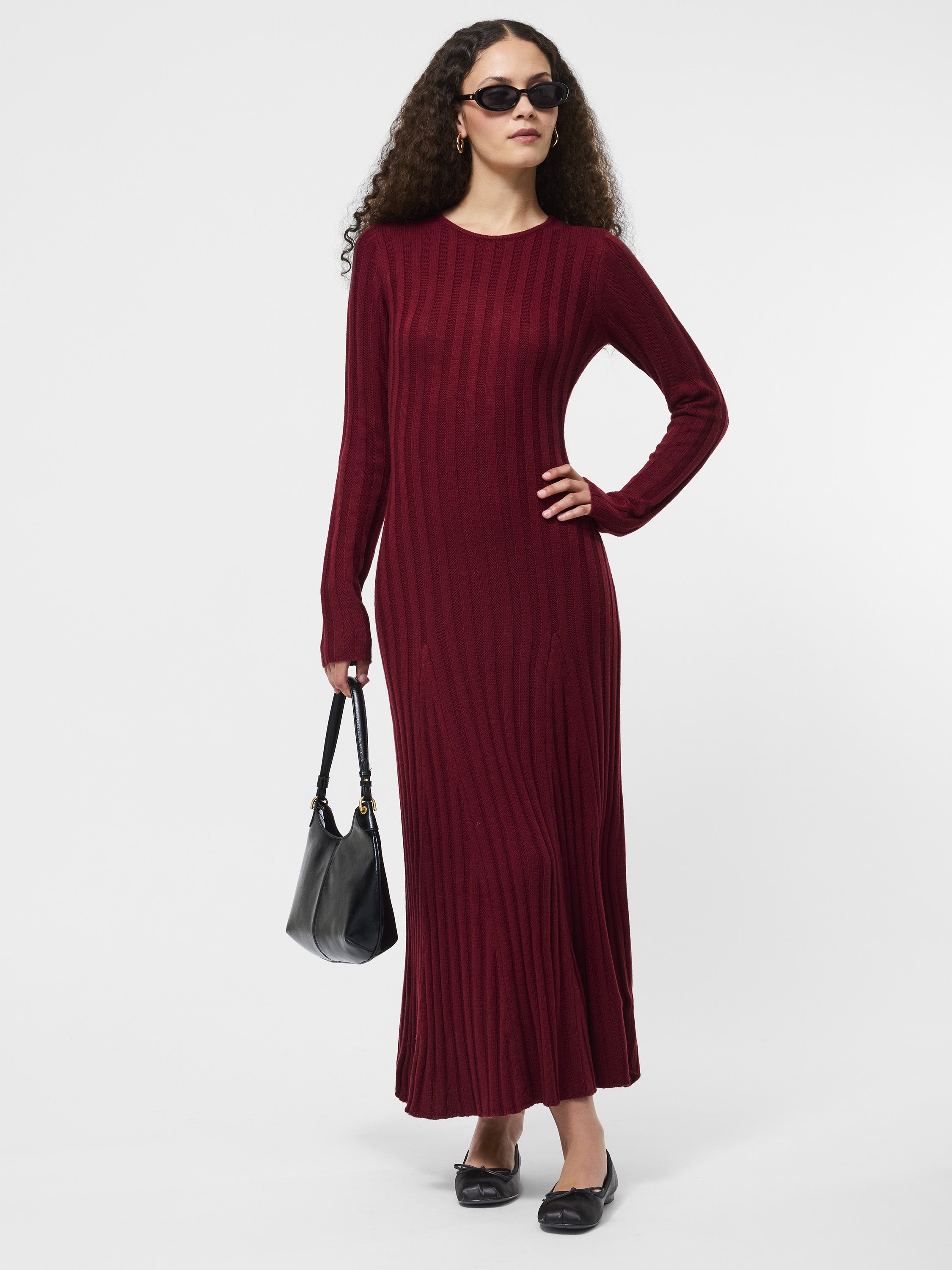 Babysoft Long Sleeve Midi Dress