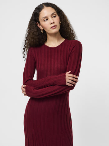 Babysoft Long Sleeve Midi Dress