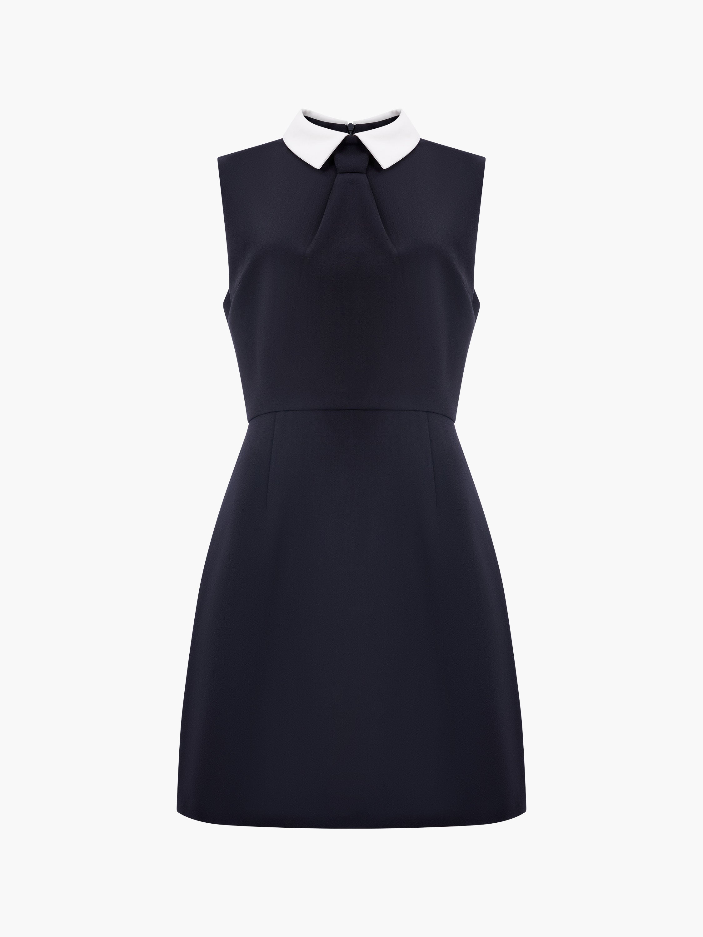 Gemma Collared Tie Mini Dress
