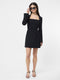 Whisper Square Neck Long Sleeve Dress