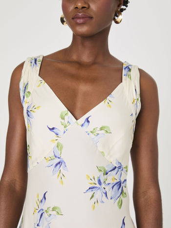 Vivian Ennis Satin Midaxi Dress